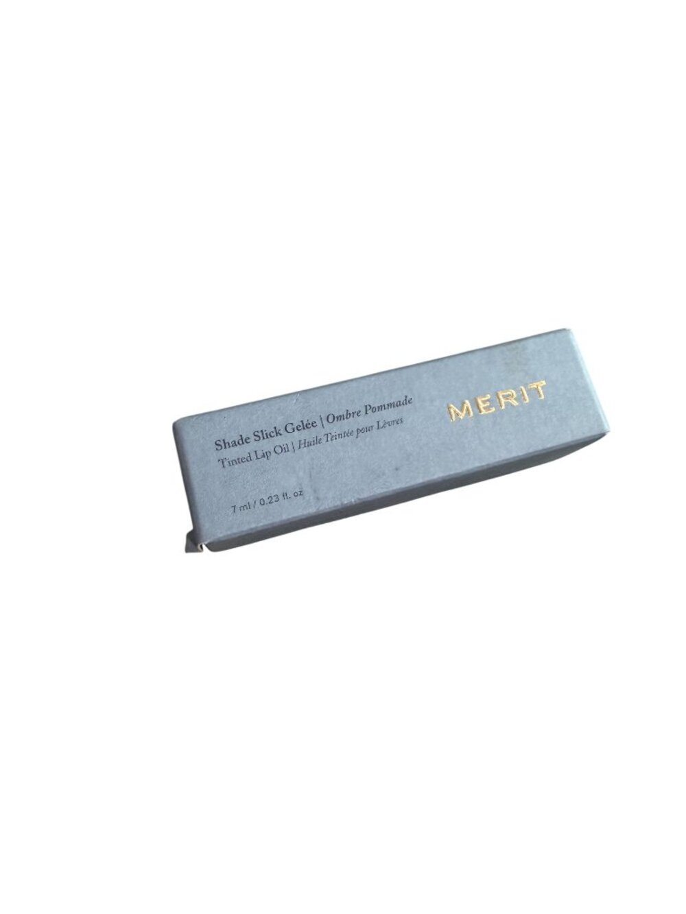 MERIT Beauty Shade Slick Tinted Lip Oil in Jete